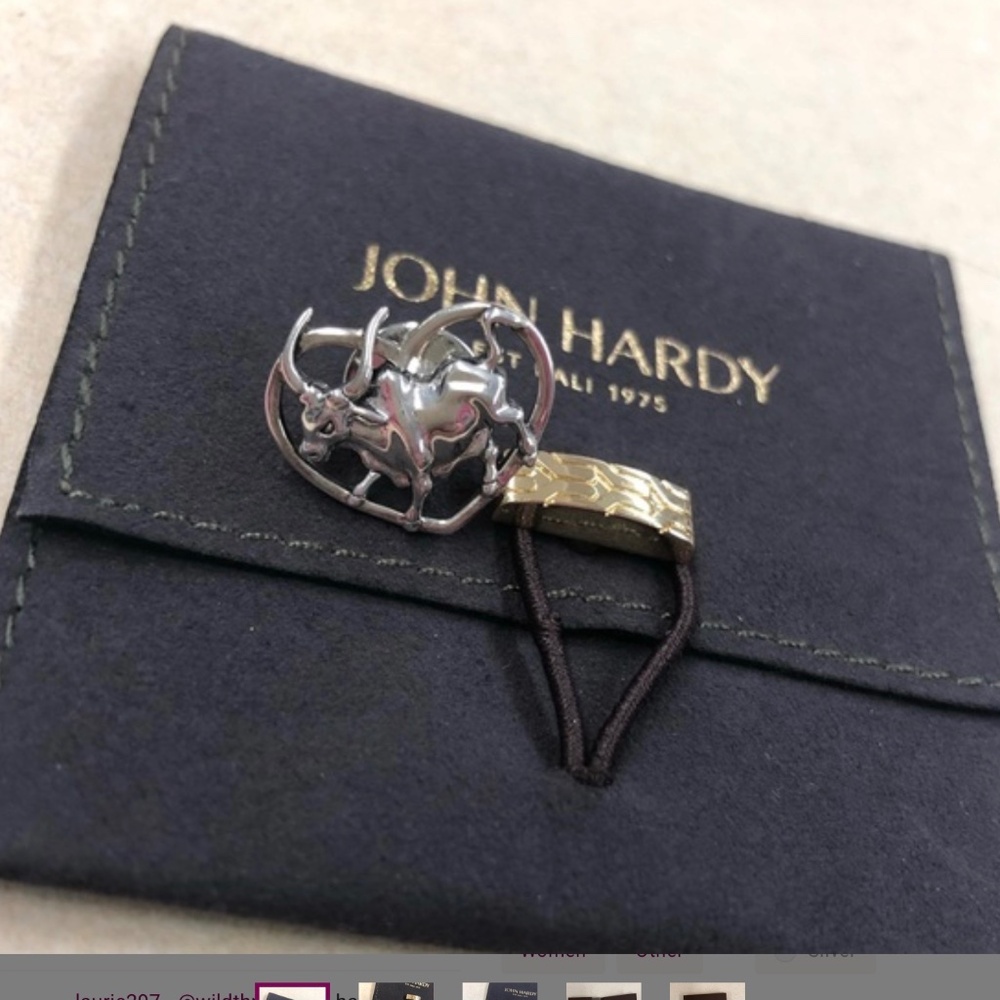 John hardy Sterling silver .925 year of the boar label / tie tac